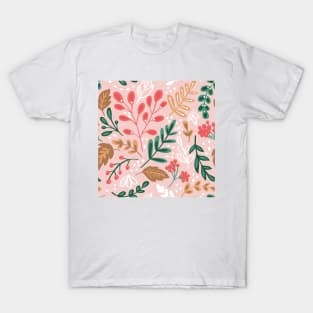 Botanical Floral Seamless pattern 7 T-Shirt